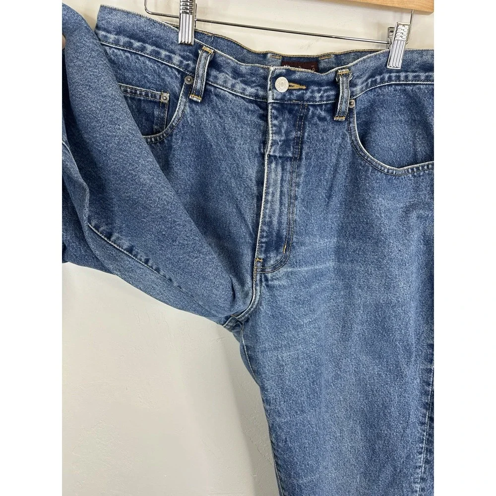Barrel Leg Blue Jeans Vintage Pepe London Size 33 Y2K 90s Denim Pants Hip Hop